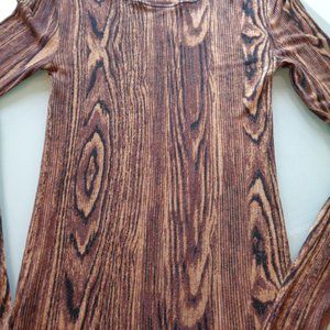 BCBG Maxazria Tree Bark "Second Skin" Top